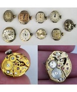 Bulova watch lot x9 17j 21j 23j MOVEMENT &amp; FACE &amp; HANDS parts vintage an... - $917.02 MXN