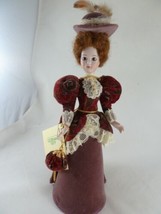 Vintage Gorham Pamela Valentines Ladies Jane  Porcelain Doll 1987  12" - $41.58