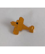 Vintage Yellow Boeing Stearman Biplane Aircraft Lapel Hat Pin - $11.62 CAD