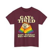Gay &amp; Tired – Rainbow Blanket Sass Tee - $29.99
