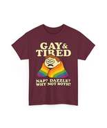 Gay & Tired – Rainbow Blanket Sass Tee - $29.99