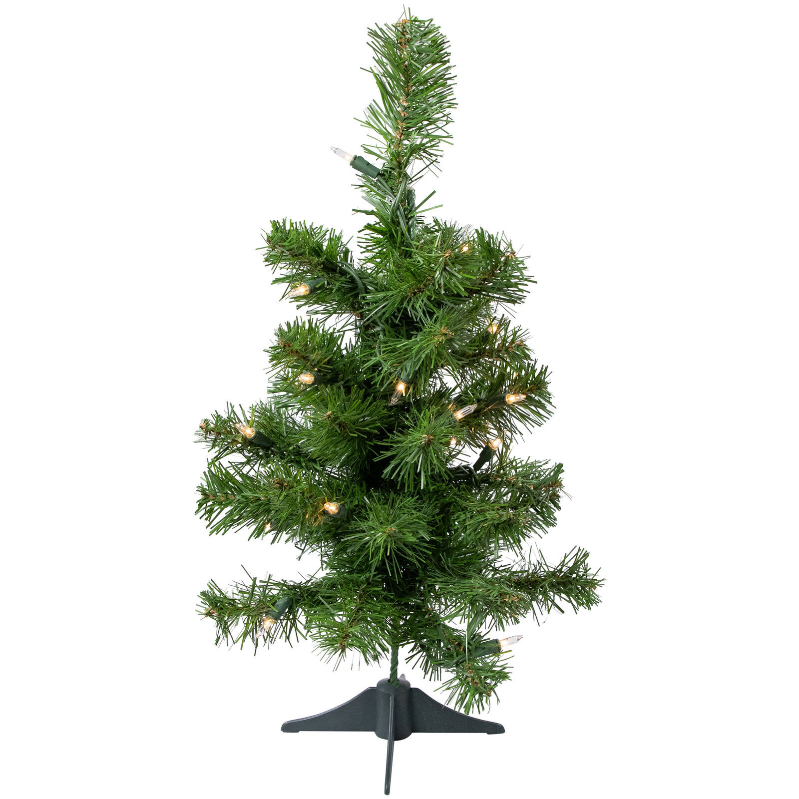 US Seller 18&quot; X 10&quot; Prelit Noble Fir Artificial Christmas Tree Clear Lig... - $60.46