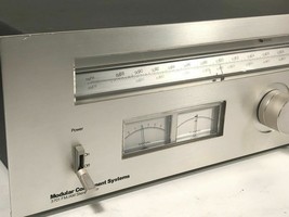 Modular Componente Sistemas Vintage MCS 3701 Am Fm Plateado Faced Estére... - $134.73