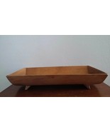 Square Wooden Old Bowl 16&quot;x10&quot;aprx  old Los Angeles Mid Century Danish d... - $205.80 CAD