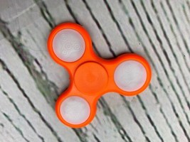 Fidget Toy Ultra Durable Stainless Steel Bearing High Speed Orange - £12.90 GBP