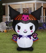 Gemmy Industries Halloween Kuromi Hello Kitty Airblown 5&#39; Yard Inflatable Sanrio - £40.00 GBP