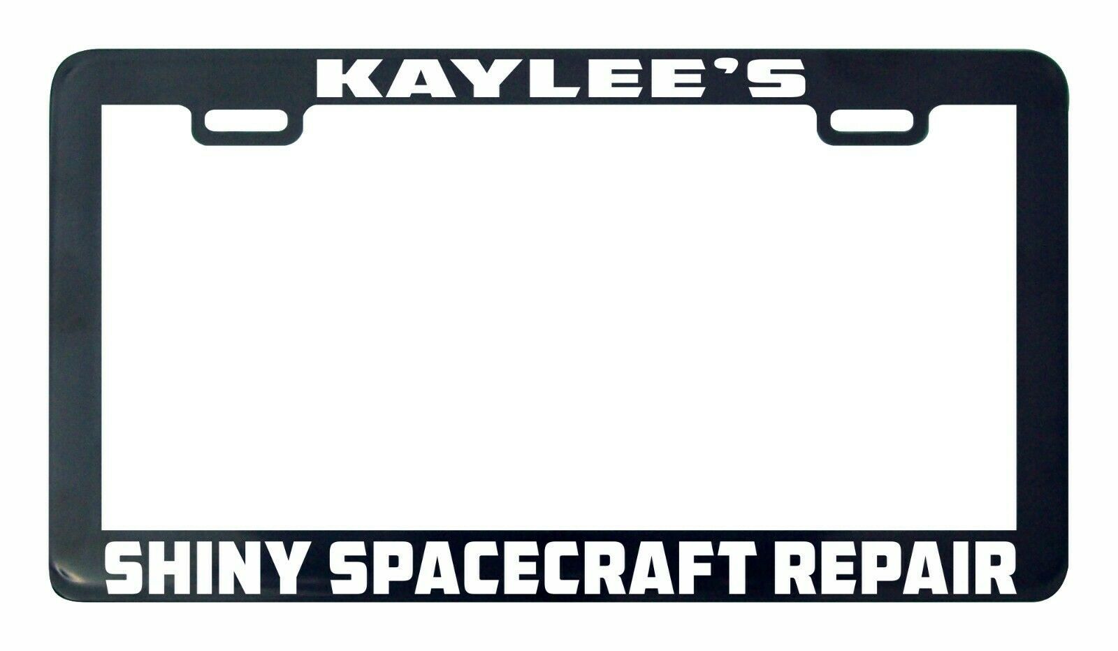 Kaylee&#39;s Shiny Spacecraft repair license plate frame holder - $5.99
