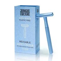 Jungle Culture Reusable Safety Razor - Azure Blue - £19.29 GBP