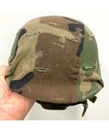 US ARMY ISSUE PASGT HELMET WITH WOODLAND CAMO COVER - SMALL - €156,45 EUR