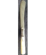 Individual Butter Spreader - Mother of Pearl - Sterling Bolster - Unknow... - $27.15 CAD