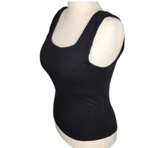 OGL Black Padded Square Neck Padded Shelf Bra Tank Top Size XL - £15.17 GBP