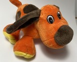 Reeces PB Orange Spotted Plush Dog Sewn in Eyes 9 inches - $11.43