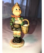 Vintage Hummel #51-3/0 Village Boy Figurine Goebel Porcelain TM5 - $384.87 MXN