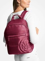 NWB Michael Kors Rae Medium Quilted Burgundy Backpack 35F1U5RB2C Gift Ba... - $98.98