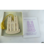 Washington National Catholic Cathedral Limestone Christmas Ornament Mint... - $40.60 CAD