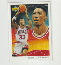 1992 Scottie Pippen The man The Legend Player of Chicago Bulls UpperDeck card#37 - £3.05 GBP