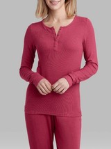 Tommy John downtime lounge henley in Ruby - size L - $57.42