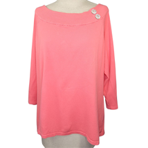 Pink Rhinestone Sweater Size 1X  - $34.65