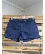 Vineyard Vines Navy Blue Chino Classic Preppy Summer Shorts Size 2 BBL JD - $274.68 MXN
