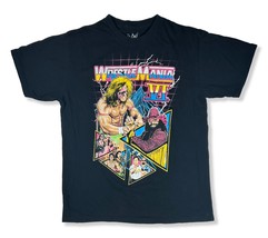 Vintage WWE Wrestlemania VI 6, Men&#39;s Medium Black T-Shirt - £14.61 GBP
