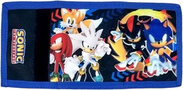 Sonic Trifold Boys Wallet - Shadow Knuckles Tails Silver - $10.39