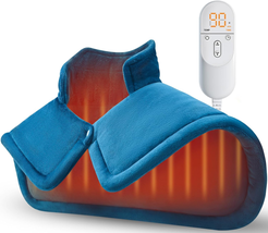 Heating Pad Neck and Shoulders, 2Lb Weighted Neck Heating Pad for Back Pain GIFT - £33.27 GBP+
