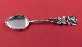 Hildesheimer Rose by Unknown Silver Demitasse Spoon 4 1/5&quot; - £30.36 GBP