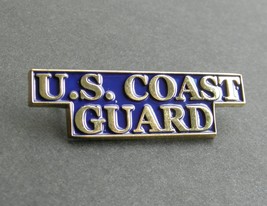 Uscg Coast Guard Script Cutout Lapel Pin Badge 1.75 Inches - £4.50 GBP
