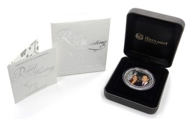 1 Oz Silver Coin 2011 $1 Australia Royal Wedding Prince William &amp; Kate Middleton - £109.65 GBP
