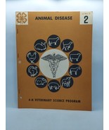 Vintage 4H Member&#39;s Manual Unit 2 Animal Disease Veterinary Science Prog... - $14.84