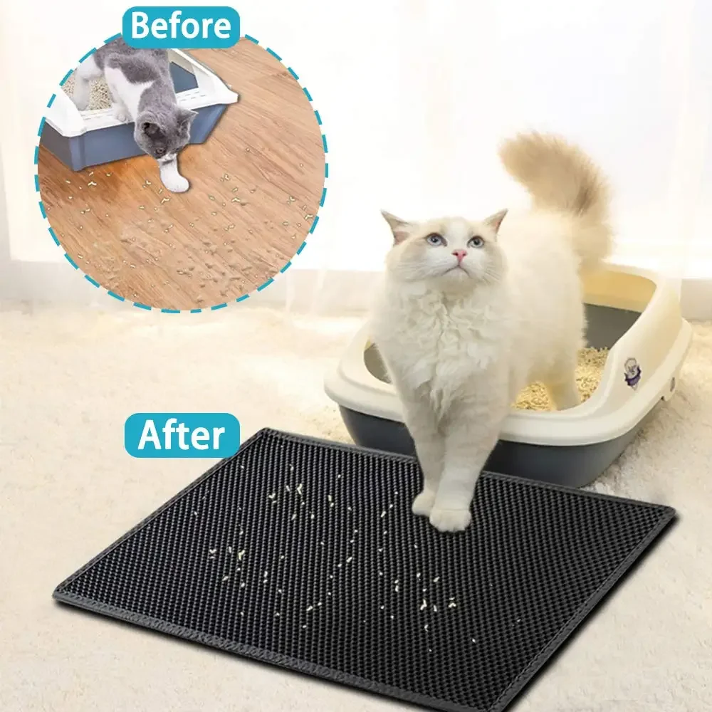 Cat Litter Mat Waterproof B Proof Kitty Litter Mat Honeycomb Double Layer Litter - $25.00