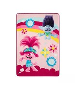 Trolls Poppy and Branch Rainbow Floral Plush Minky Fleece Blanket, 62&quot; X... - $458.83 MXN