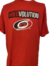Gildan Men&#39;s RedVolution Carolina Hurricanes T-Shirt XL - $265.13 MXN