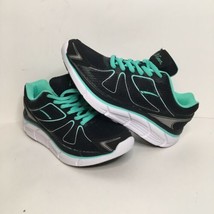 LA Gear Women&#39;s Memory Motion Black Turquoise Running Shoes Size US 6.5 - £23.05 GBP