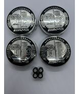 Wheel Center Caps AMG Affalterbach 75MM for Mercedes Benz Rim With Tire ... - $30.25