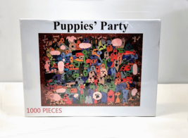 Bgraamiens Puzzle Puppies Party 1000 Pieces Cartoon Dogs #35837 NEW Sealed - $14.69