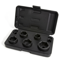 J S Products 5-Piece 3/8-Inch Drive Low Profile Oil Filter Socket Set - $84.14
