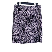 TALBOTS PETITES Size 6P Abstract Print Assymetrical Skirt Work Office - £16.88 GBP