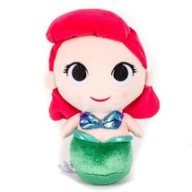 Disney Ariel Plush 8&quot; The Little Mermaid Big Head Funko 2017 Hair Stuffed Animal - £9.23 GBP