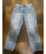 Simple Society Paisley Print Jeans, Size 9/29 - $14.00