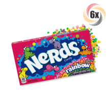 6x Packs Nerds Rainbow Assorted Flavor Theater Box Hard Candy 5oz Fast Shipping - £16.39 GBP