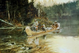 On The Flathead by Charles Marion Russell Western Giclee Print + Ships Free - £31.17 GBP+