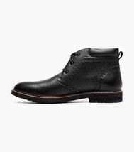Nunn Bush Ozark II Plain Toe Chukka Boot Leather Black Tumbled 85090-007 image 6