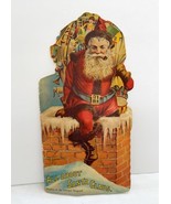 Vintage Die Cut Replica Book All About Santa Claus Merrimack Publish Hon... - €6,78 EUR