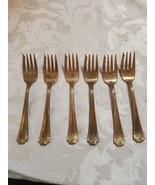 Lot Of 6 Vintage 24kt Gold Plated Forks - $39.95 CAD
