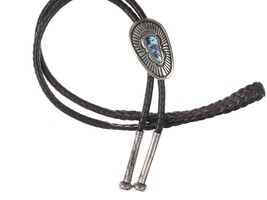Tommy Jackson Navajo Sterling turquoise bolo tie - £726.65 GBP