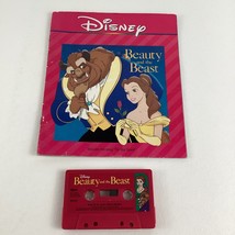 Disney Princess Beauty &amp; The Beast Book Cassette Tape Classic Tale Vinta... - $459.42 MXN