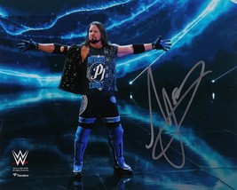 AJ Styles Signed 8x10 WWE Photo Fanatics - £61.01 GBP