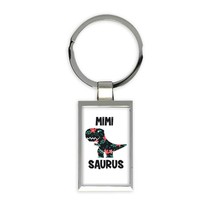 MIMI Saurus : Gift Keychain Birthday Dinosaur T Rex cute Family Grandma Grandmot - £6.28 GBP
