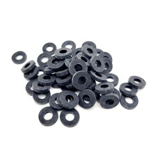 1/4&quot; ID Rubber Flat Washers 1/2&quot; OD  3/32&quot; Thick Gasket Spacers 1/4 x 1/... - £8.84 GBP+